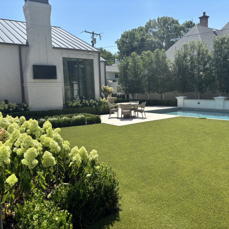 Pavers and turf in Frisco, TX