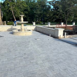 Pavers and turf in Frisco, TX