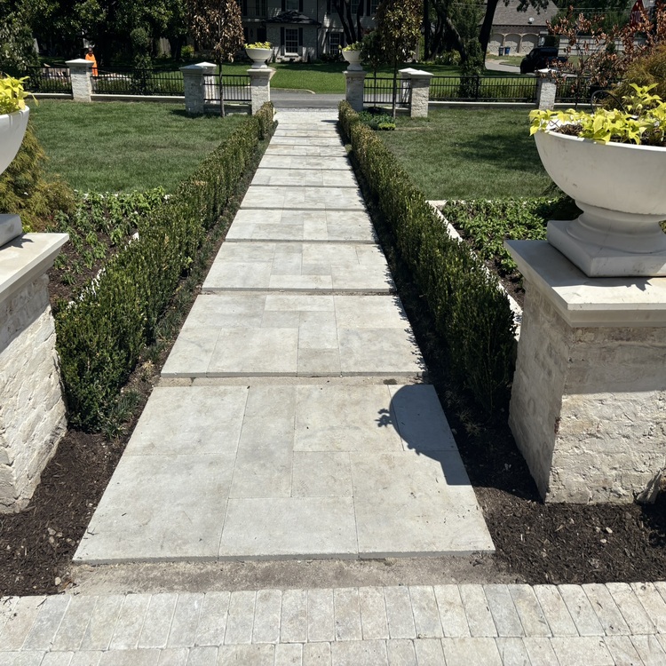 Pavers and turf in Frisco, TX